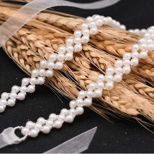 Azaleas pearl bridal belt